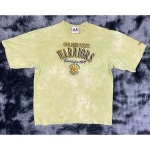 Vintage Logo Athletic Golden State Warriors Single Stitch Shirt Men's Size XL